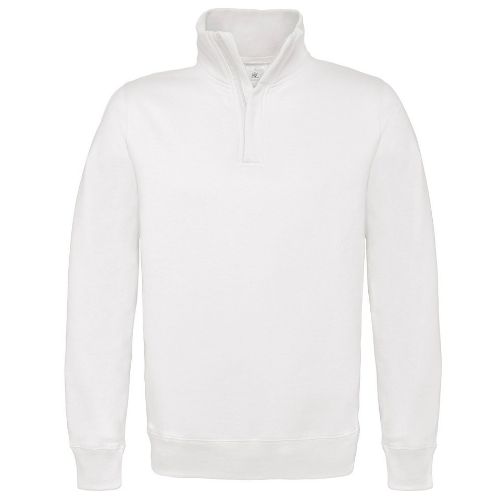 B & C Collection B&C Id.004 ¼ Zip Sweatshirt White